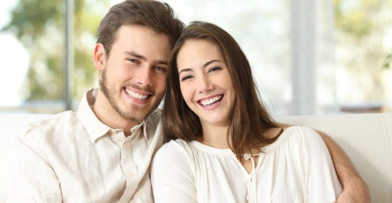 best dental treatments | couple smiling