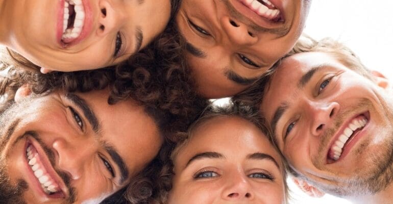 Friends smiling - Invisalign Aligners